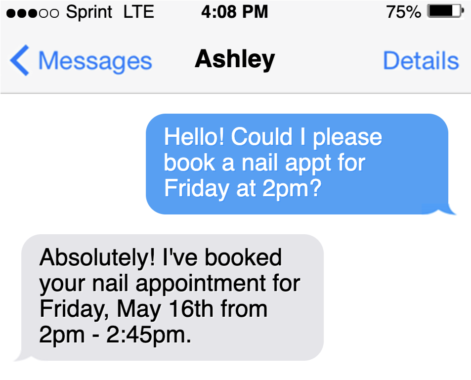 Lead conversion interface